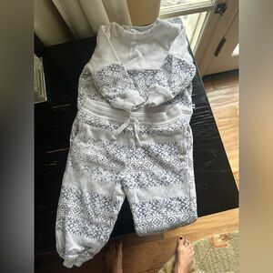 Splendid White and Blue Kids Matching Set